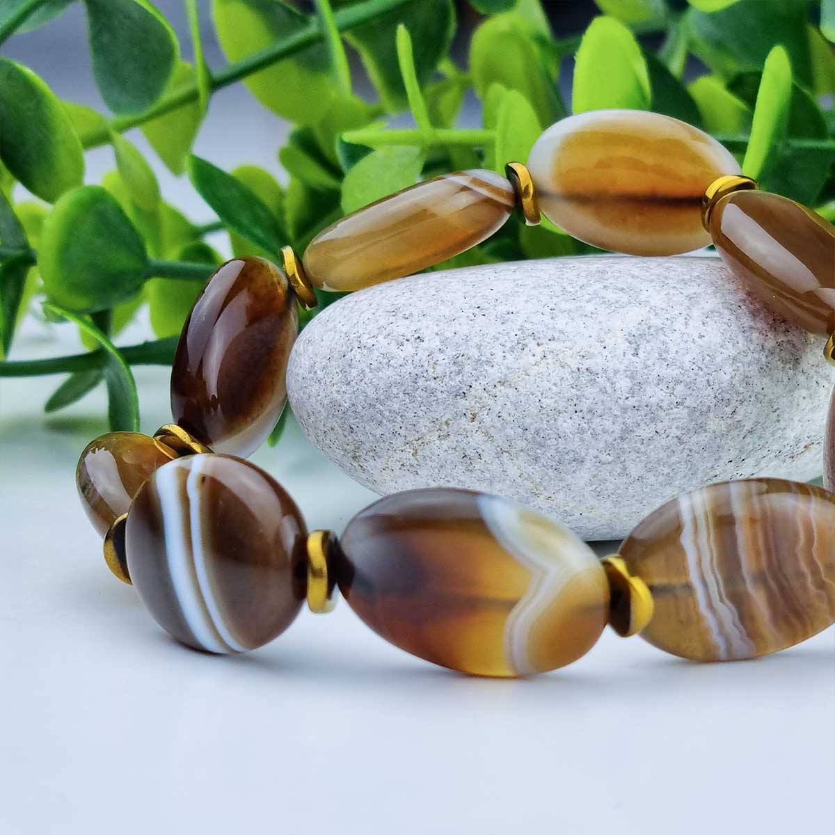 Madagaskaro agato apyrankė