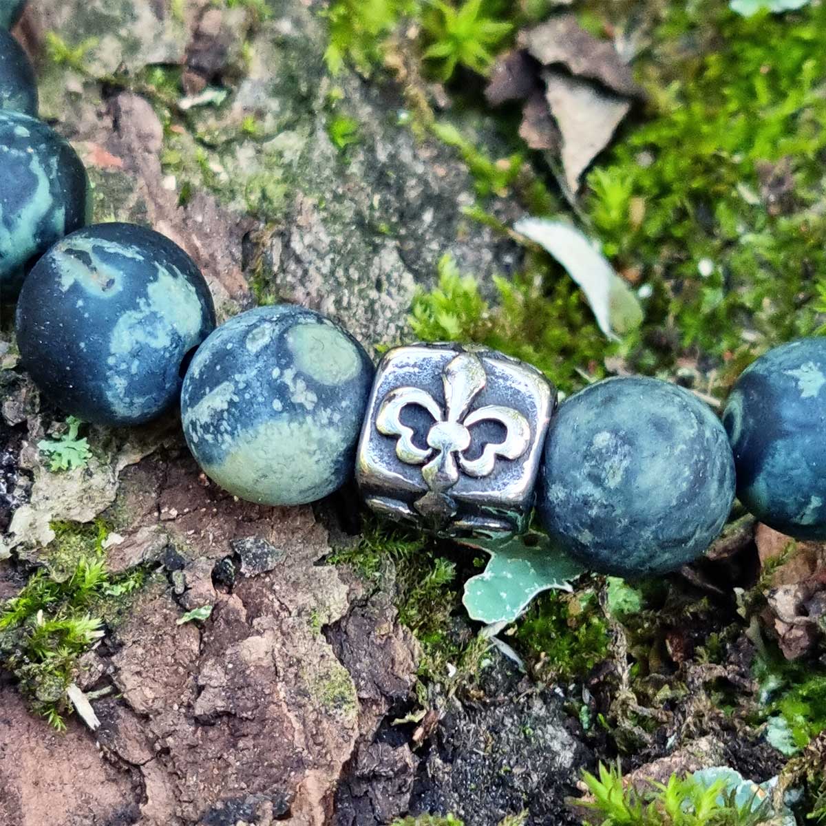 Matinio Kambaba jaspio apyrankė