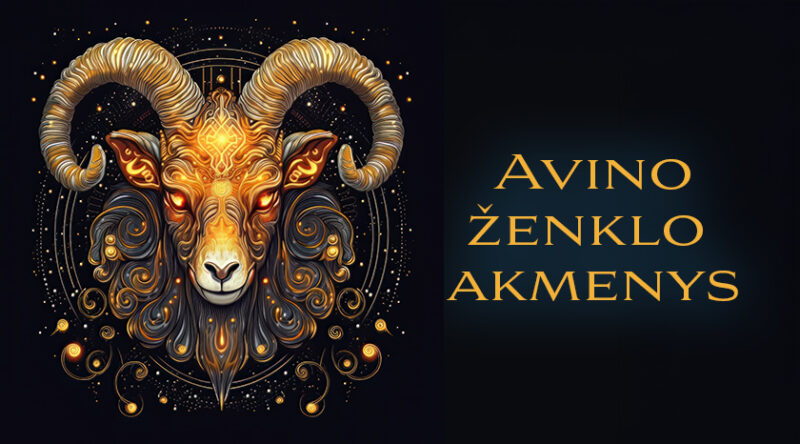 Avino zodiako ženklo akmenys